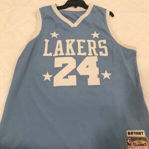 Retro Blue Kobe Lakers Jersey XL Mitchell and Ness Hardwood Classic